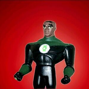 Metal base GREEN LANTERN JOHN STEWART FIGURE ✯✯ DC COMICS JUSTICE LEAGUE ✯✯